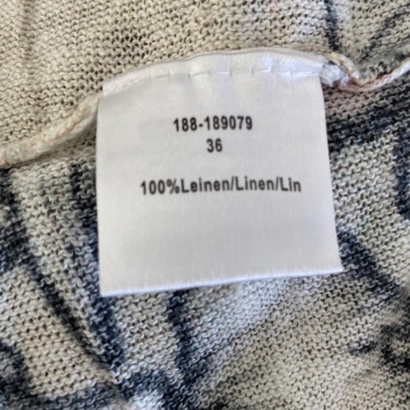 Princess Goes Hollywood light sweater top US S (EU 36) relaxed fit 100% linen - Picture 4 of 16
